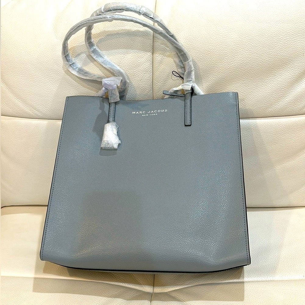 Marc Jacobs The Grind Tote in Rock Grey Color NWT